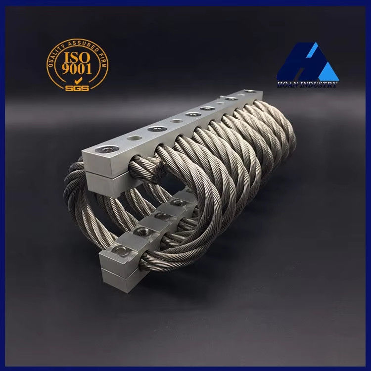 JGX-0480D-61A 61kg Max Load Wire Rope Vibration Isolator με μείωση των δονήσεων 244Kn/m