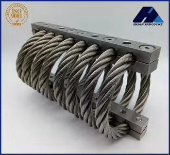 JGX-0480D-61A 61kg Max Load Wire Rope Vibration Isolator με μείωση των δονήσεων 244Kn/m