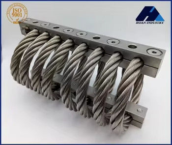 JGX-0480D-61A 61kg Max Load Wire Rope Vibration Isolator με μείωση των δονήσεων 244Kn/m