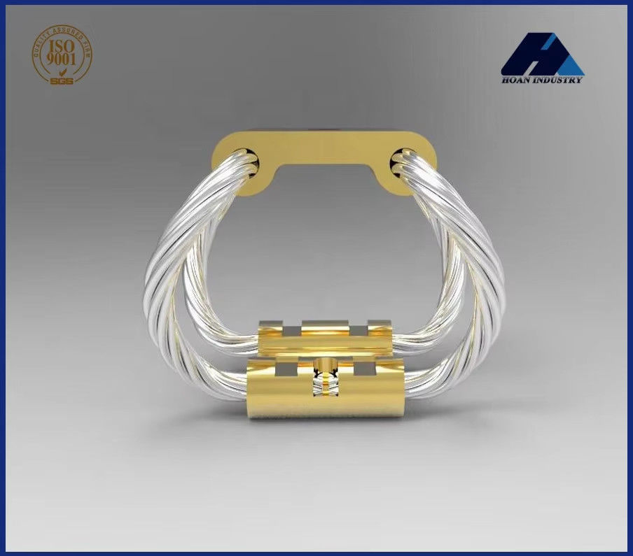 Ανώτερη σταθερότητα και αντοχή με GR6-67D-A Wire Rope Vibration Isolator Εύκολη εγκατάσταση