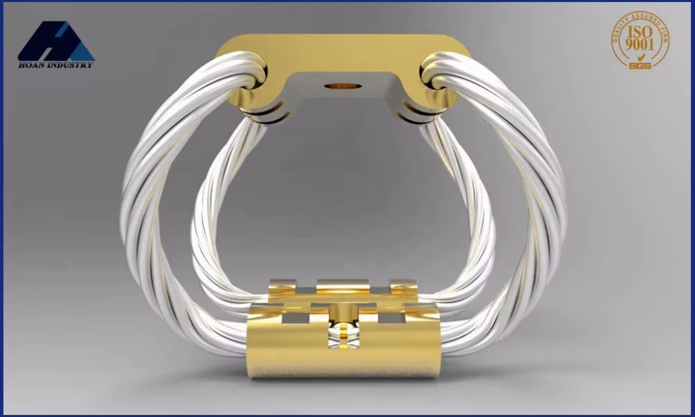 Απομονωτής κραδασμών συρματόσχοινου χάλυβα GR5-16A-A για κραδασμούς χαμηλής συχνότητας