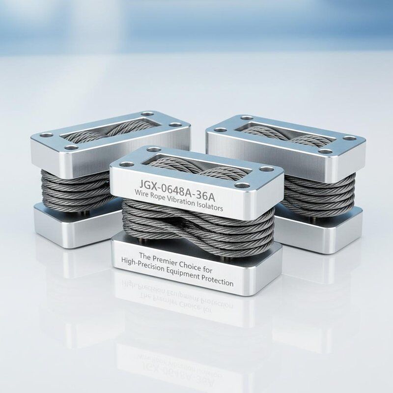 Τυλιγμένος απομονωτής δονήσεων από σχοινί χάλυβα με συχνότητα απομόνωσης από 5Hz έως 100Hz για πολυδιάστατη προστασία από δονήσεις