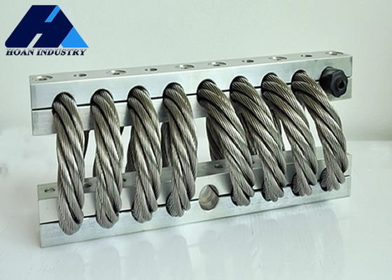 216mm Υψηλή λειτουργία επιστροφής αέρα Τέλεια λύση για τις βιομηχανίες Wire Rope Vibration Isolator JGX-2228D-960B